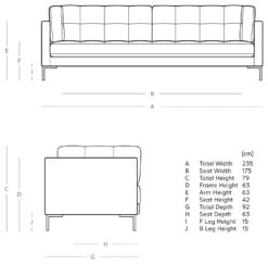 Swoon Landau Velvet 3 Seater Sofa - Silver Grey 10 Swoon Landau Velvet 3 Seater Sofa - Silver Grey -Habitat 2022206 R E001