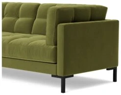 Swoon Landau Velvet 2 Seater Sofa - Fern Green 12 Swoon Landau Velvet 2 Seater Sofa - Fern Green -Habitat 2022732 R Z004A