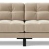 Swoon Landau Velvet 4 Seater Sofa - Taupe