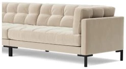 Swoon Landau Velvet 4 Seater Sofa - Taupe -Habitat 2023205 R Z004A