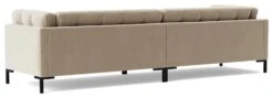 Swoon Landau Velvet 4 Seater Sofa - Taupe -Habitat 2023205 R Z005A