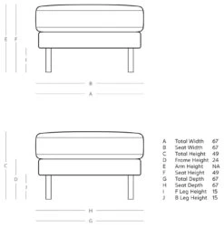 Swoon Munich Velvet Ottoman Footstool - Biscuit -Habitat 2026408 R E001