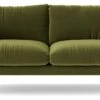 Swoon Luna Velvet 2 Seater Sofa - Fern Green