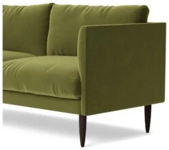 Swoon Luna Velvet 2 Seater Sofa - Fern Green -Habitat 2028293 R Z004A