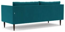 Swoon Luna Velvet 3 Seater Sofa- Kingfisher Blue -Habitat 2029728 R Z005A