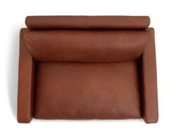Habitat Chester Leather Cuddle Chair - Tan -Habitat 2067807 R Z005A