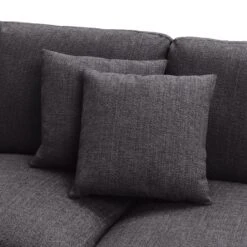 Habitat Lisbon Fabric Left Hand Corner Chaise Sofa- Charcoal -Habitat 2078092 R Z009A