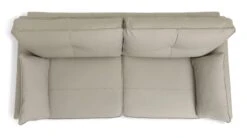 Habitat Isla 3 Seater Leather Sofa - Grey -Habitat 2204749 R Z005A