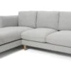Habitat Salome Fabric Left Hand Corner Chaise Sofa - Grey