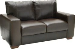 Habitat Eton Leather 2 Seater Sofa - Chocolate 11 Habitat Eton Leather 2 Seater Sofa - Chocolate -Habitat 2263728 R Z002A UC17555290