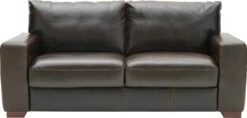 Habitat Eton Leather 3 Seater Sofa - Chocolate 19 Habitat Eton Leather 3 Seater Sofa - Chocolate -Habitat 2271813 R Z015A