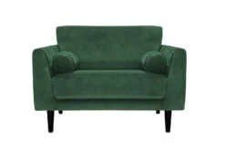 Habitat Jacob Fabric Cuddle Chair - Emerald Green