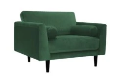 Habitat Jacob Fabric Cuddle Chair - Emerald Green -Habitat 2910105 R Z004A