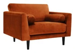 Habitat Jacob Fabric Cuddle Chair - Orange -Habitat 2910129 R Z004A