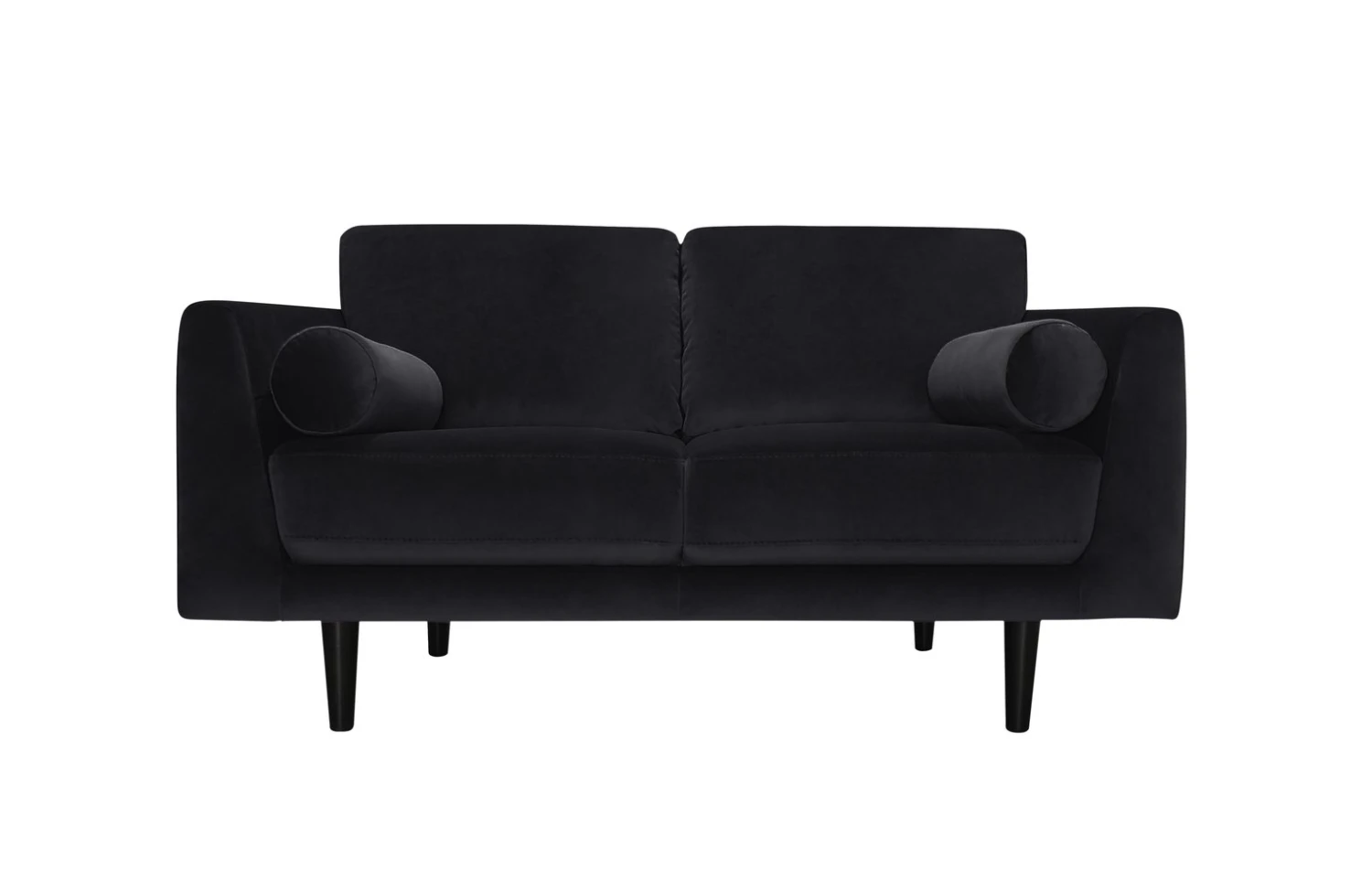 Habitat Jacob Fabric 2 Seater Sofa - Black 1 Habitat Jacob Fabric 2 Seater Sofa - Black