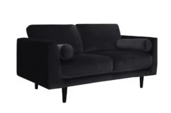 Habitat Jacob Fabric 2 Seater Sofa - Black 10 Habitat Jacob Fabric 2 Seater Sofa - Black -Habitat 2910143 R Z004A