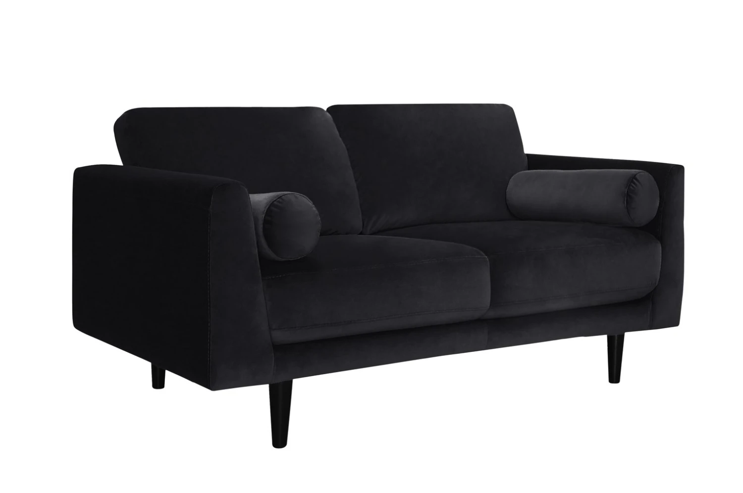Habitat Jacob Fabric 2 Seater Sofa - Black 5 Habitat Jacob Fabric 2 Seater Sofa - Black - Image 5