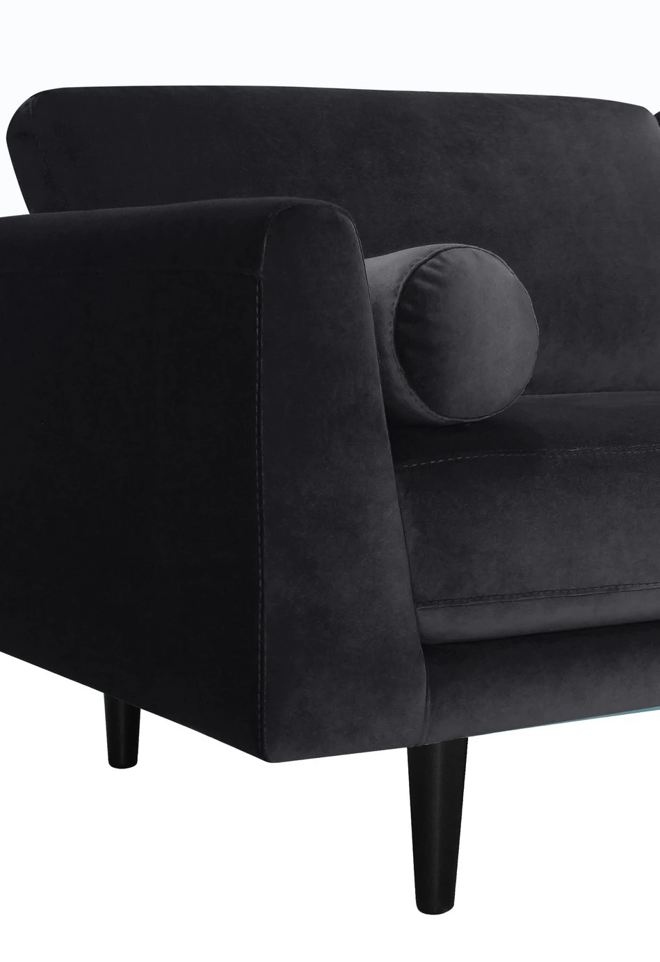 Habitat Jacob Fabric 2 Seater Sofa - Black 6 Habitat Jacob Fabric 2 Seater Sofa - Black - Image 6
