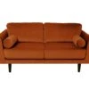 Habitat Jacob Fabric 2 Seater Sofa - Orange