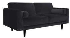 Habitat Jacob Fabric 3 Seater Sofa - Black 12 Habitat Jacob Fabric 3 Seater Sofa - Black -Habitat 2910208 R Z004A