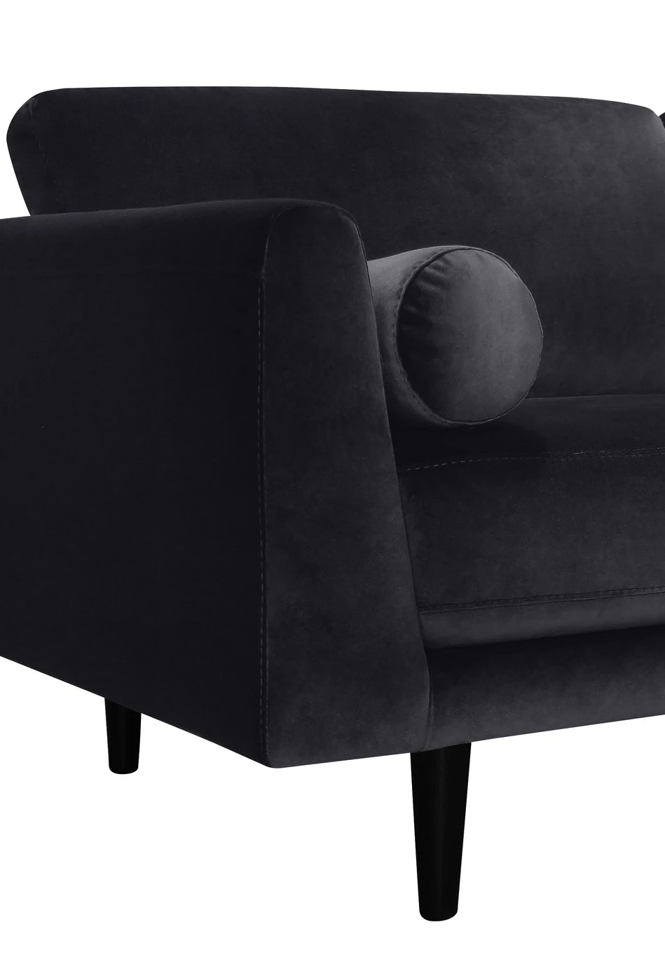 Habitat Jacob Fabric 3 Seater Sofa - Black 7 Habitat Jacob Fabric 3 Seater Sofa - Black - Image 7