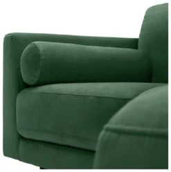 Habitat Jacob Velvet Left Hand Corner Sofa - Emerald Green -Habitat 2910356 R Z010A