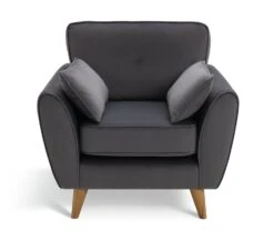 Habitat Iris Fabric Armchair - Grey