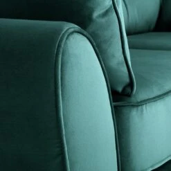 Habitat Iris Fabric 2 Seater Sofa - Teal -Habitat 2910655 R Z007A