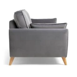 Habitat Iris Fabric 3 Seater Sofa - Grey 14 Habitat Iris Fabric 3 Seater Sofa - Grey -Habitat 2910710 R Z004A