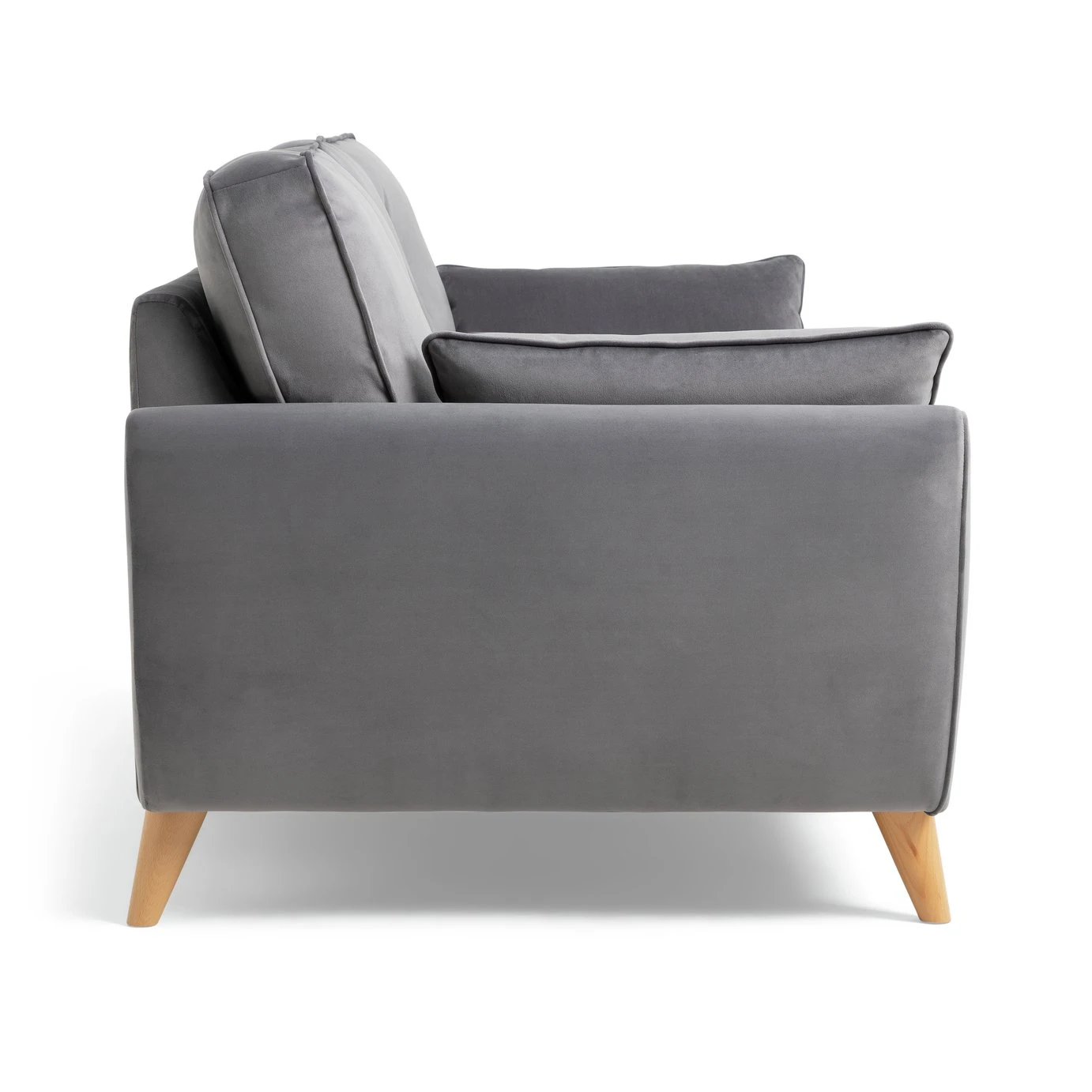 Habitat Iris Fabric 3 Seater Sofa - Grey 6 Habitat Iris Fabric 3 Seater Sofa - Grey - Image 6