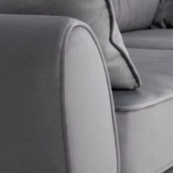 Habitat Iris Fabric 3 Seater Sofa - Grey 16 Habitat Iris Fabric 3 Seater Sofa - Grey -Habitat 2910710 R Z007A