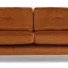 Habitat Isla 3 Seater Velvet Sofa - Orange