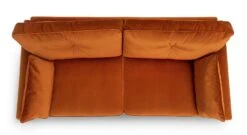 Habitat Isla 3 Seater Velvet Sofa - Orange -Habitat 2991629 R Z005A