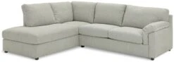 Habitat Florence Fabric Left Hand Corner Chaise Sofa - Cream