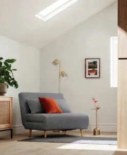 Habitat Roma Small Double Chairbed - Grey 17 Habitat Roma Small Double Chairbed - Grey -Habitat 3104958 R Z004A