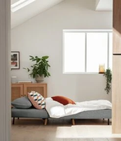 Habitat Roma Small Double Chairbed - Grey 18 Habitat Roma Small Double Chairbed - Grey -Habitat 3104958 R Z005A