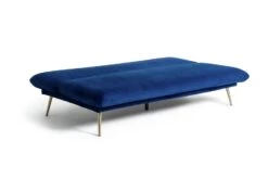 Habitat Matteo 2 Seater Velvet Clic Clac Sofa Bed - Blue -Habitat 3152027 R Z002A