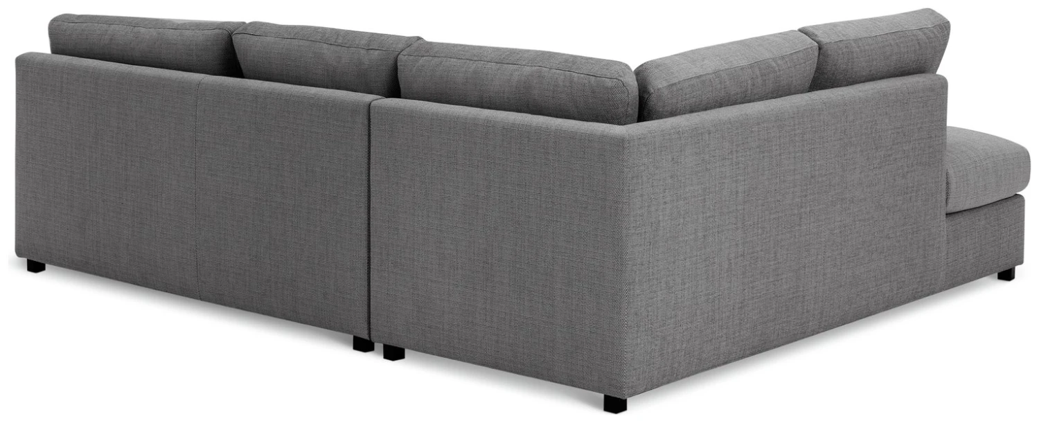 Habitat Florence Fabric Left Hand Corner Chaise Sofa - Grey 6 Habitat Florence Fabric Left Hand Corner Chaise Sofa - Grey - Image 6
