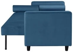 Habitat Preston Clic Clac Velvet Sofa Bed - Navy -Habitat 3249387 R Z004A