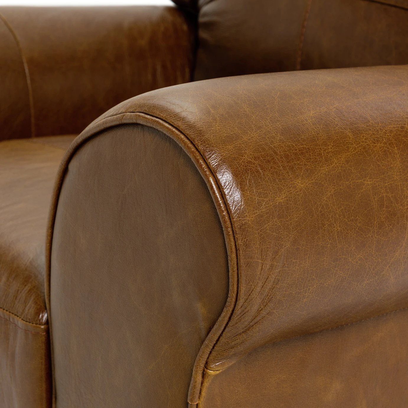 Habitat Salisbury Leather Armchair - Tan 8 Habitat Salisbury Leather Armchair - Tan - Image 8