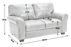 Habitat Salisbury Leather 2 Seater Sofa - Tan 9 Habitat Salisbury Leather 2 Seater Sofa - Tan -Habitat 3314951 R E001