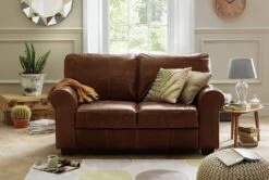 Habitat Salisbury Leather 2 Seater Sofa - Tan 8 Habitat Salisbury Leather 2 Seater Sofa - Tan -Habitat 3314951 R Z001C