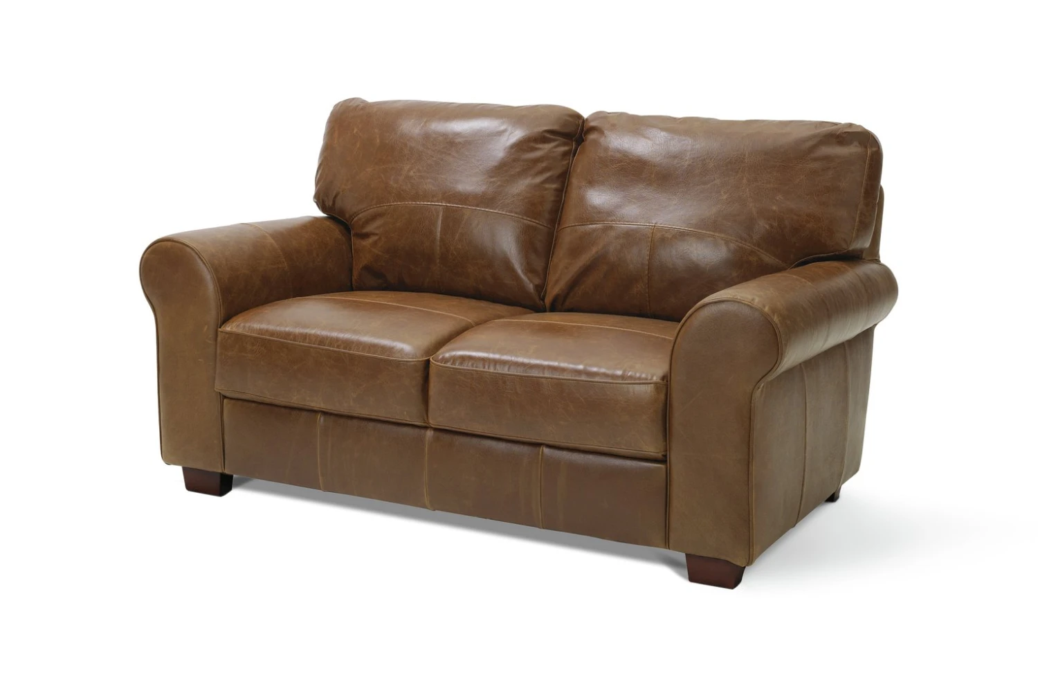 Habitat Salisbury Leather 2 Seater Sofa - Tan 6 Habitat Salisbury Leather 2 Seater Sofa - Tan - Image 6