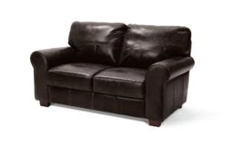 Habitat Salisbury Leather 2 Seater Sofa - Chocolate -Habitat 3336348 R Z002A