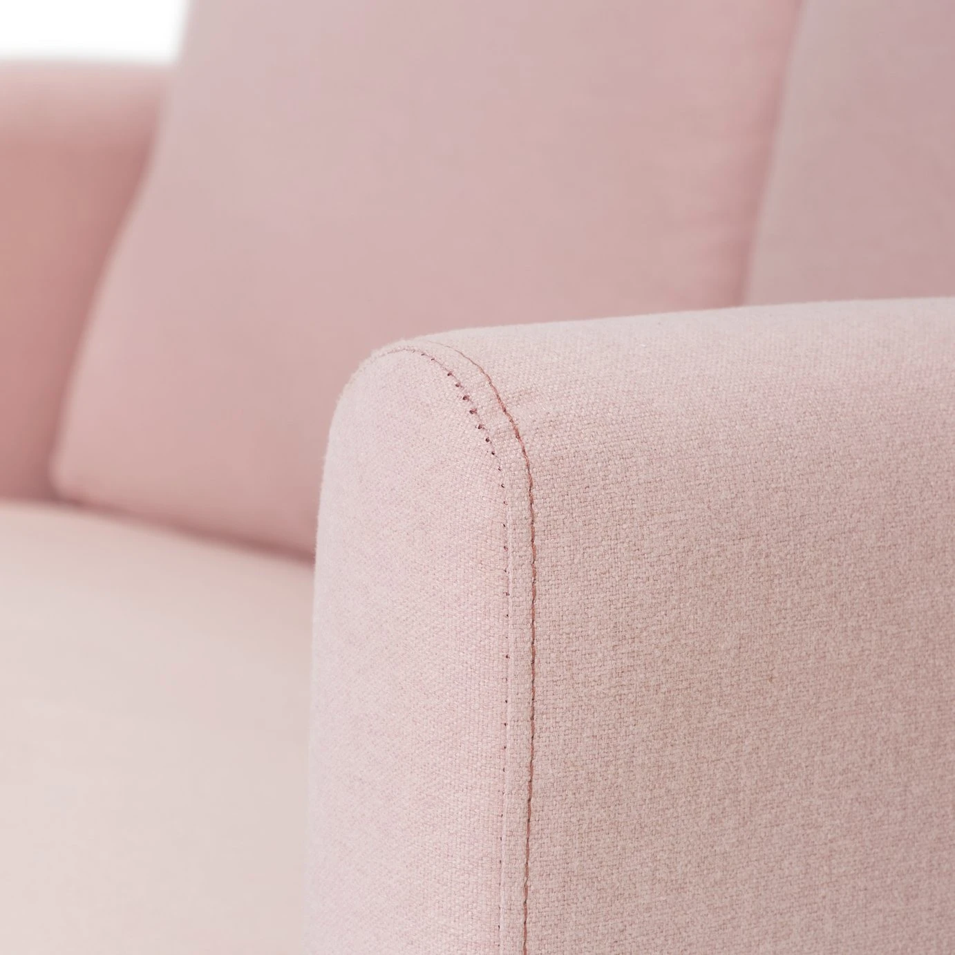 Habitat Remi Small Fabric 2 Seater Chaise Sofa In A Box-Pink 7 Habitat Remi Small Fabric 2 Seater Chaise Sofa In A Box-Pink - Image 7