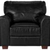 Habitat Salisbury Leather Armchair - Black
