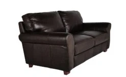 Habitat Salisbury Leather 3 Seater Sofa - Chocolate -Habitat 3553516 R Z004A