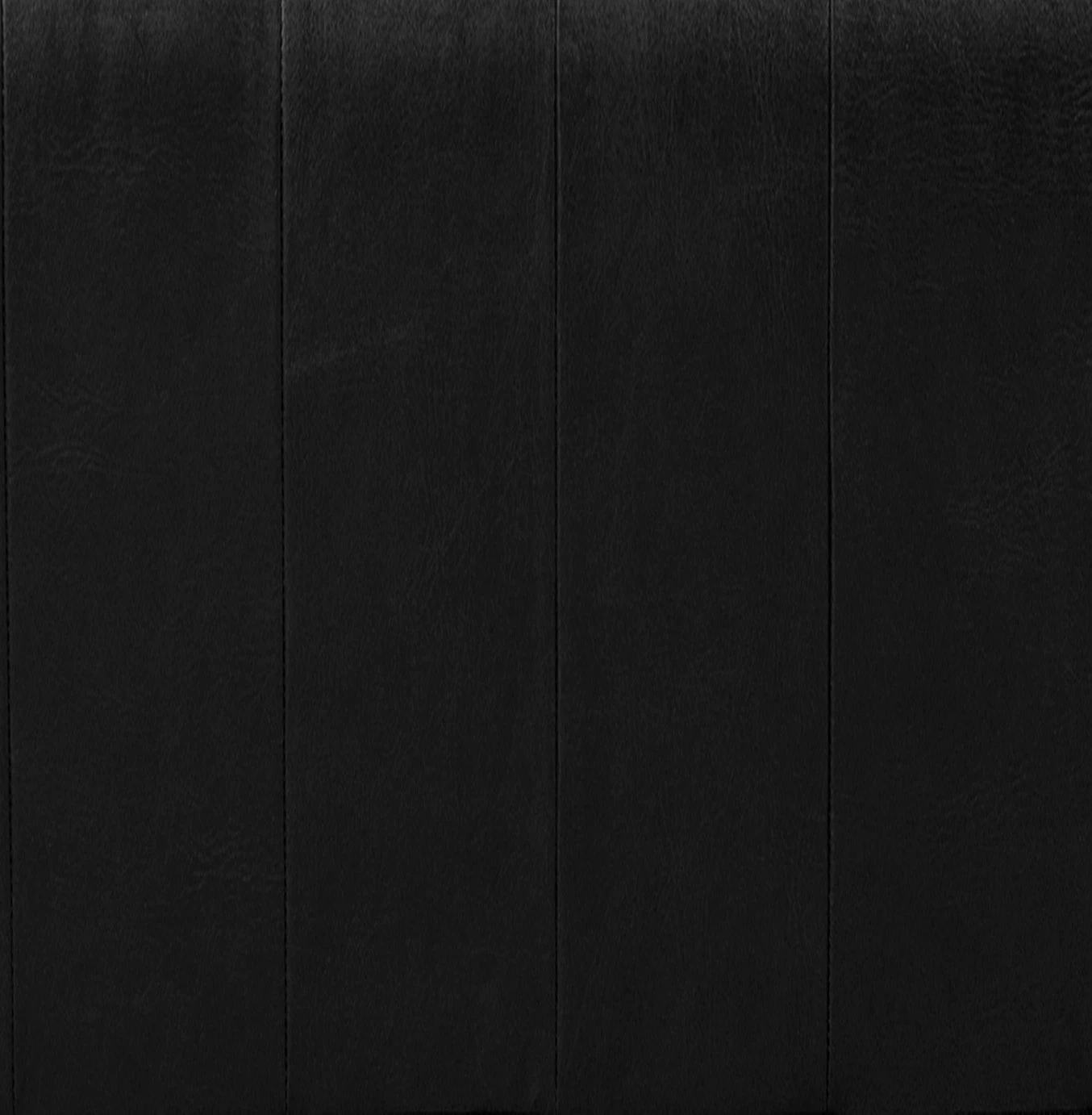 Habitat Salisbury Leather 3 Seater Sofa - Black 2 Habitat Salisbury Leather 3 Seater Sofa - Black - Image 2