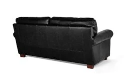 Habitat Salisbury Leather 3 Seater Sofa - Black 13 Habitat Salisbury Leather 3 Seater Sofa - Black -Habitat 3568604 R Z003A