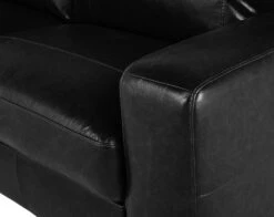 Habitat Salisbury Leather 3 Seater Sofa - Black 15 Habitat Salisbury Leather 3 Seater Sofa - Black -Habitat 3568604 R Z006A